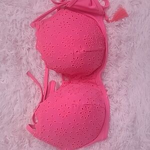 Pink  Bathing Suit Swim Top